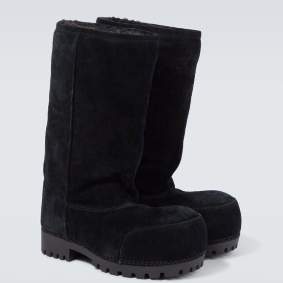 UNISEX Balenciaga alaska high fur boots - Picture 1 of 3